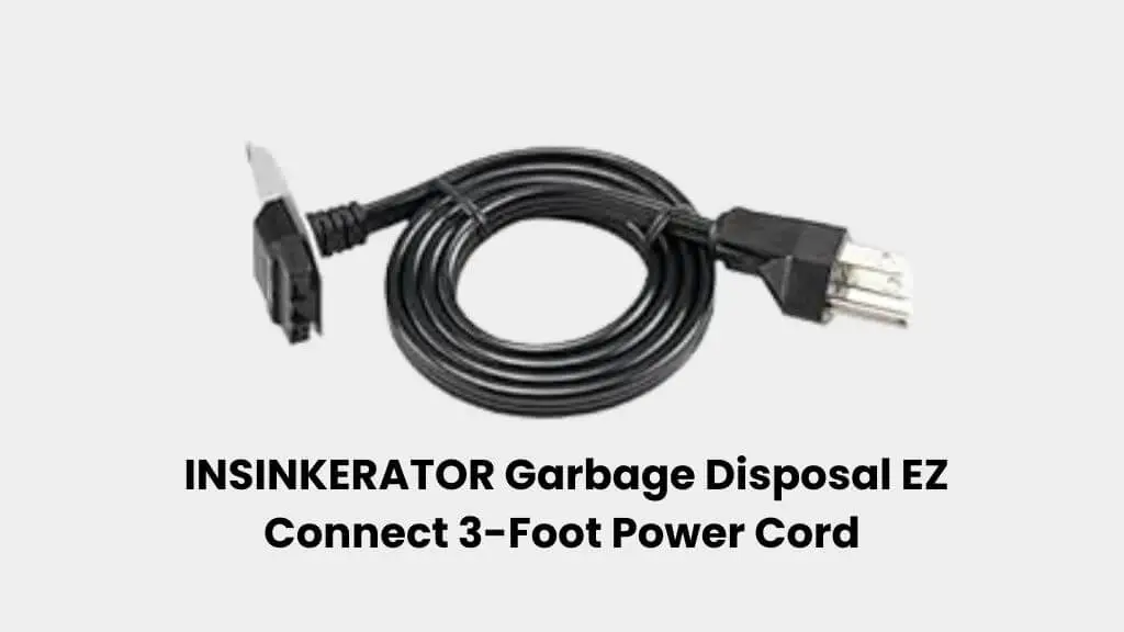  INSINKERATOR Garbage Disposal EZ Connect 3-Foot Power Cord