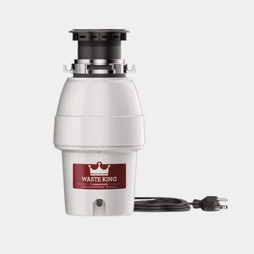 2. Waste King L-2600 Legend Series Garbage Disposal with Power Cord, 1/2 HP