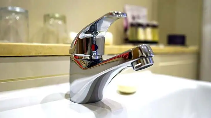 Tap faucet of sink