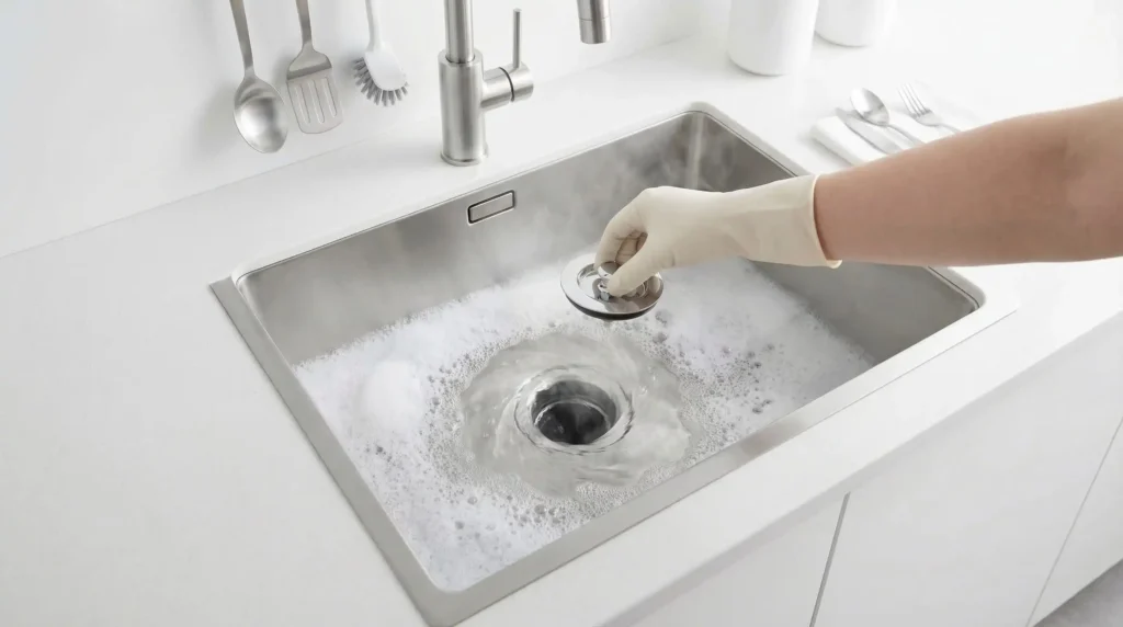 Hot Soapy Water Flush