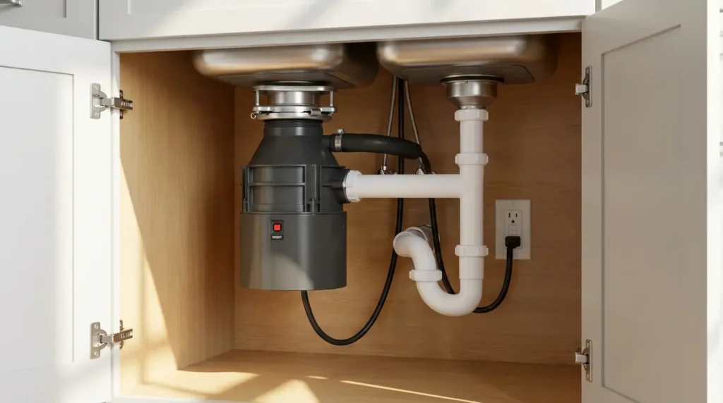 Corded garbage disposal