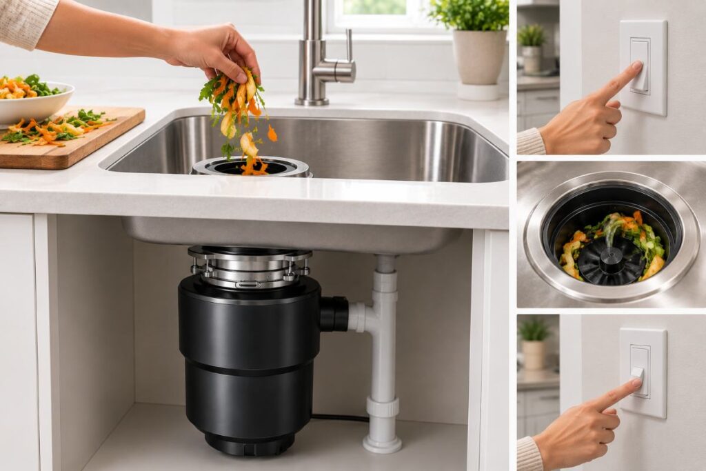 Continuous Feed Garbage Disposal
