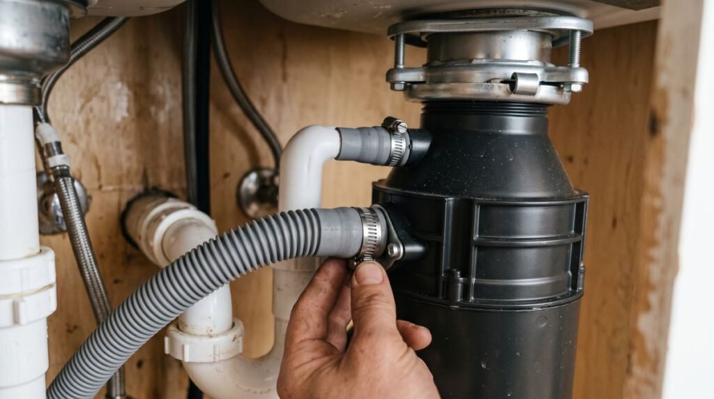 garbage disposal knockout plug removal