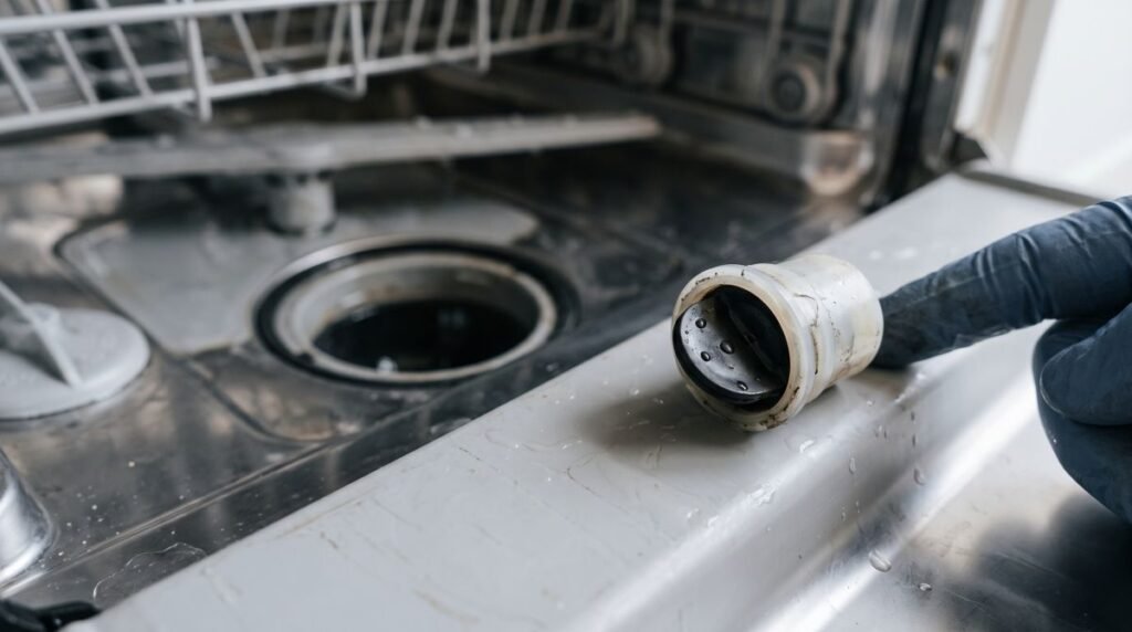 Dishwasher Faulty Drain Check Valve