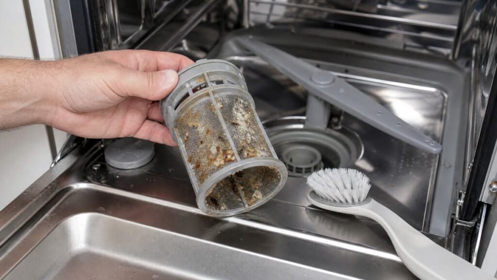 dishwasher filter fix