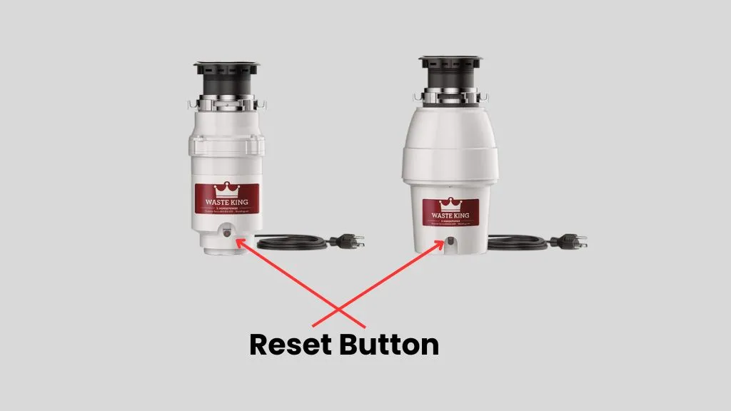 Waste king reset button