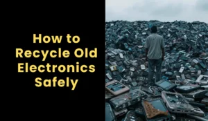 How to Recycle Old Electronics Safely