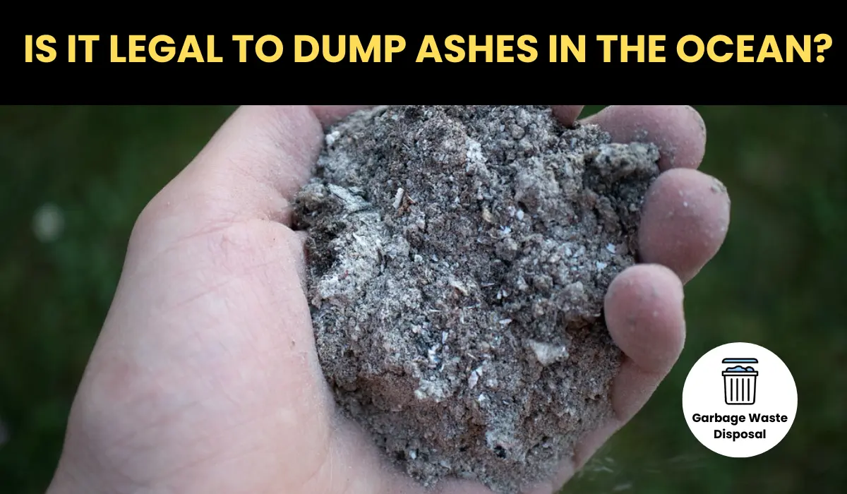 is it legal to dump ashes in the ocean?