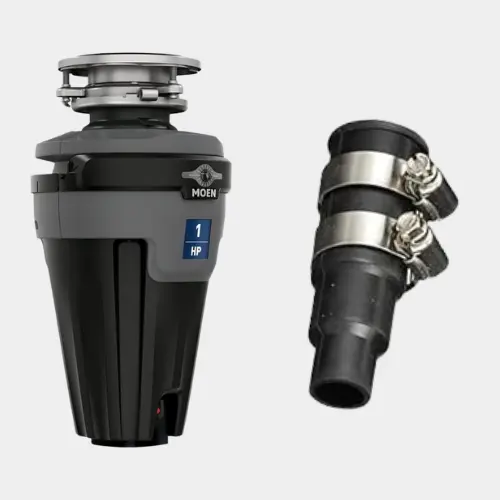 Moen Prep Series PRO Compact Garbage Disposal Bundle with Dishwasher Connector Kit