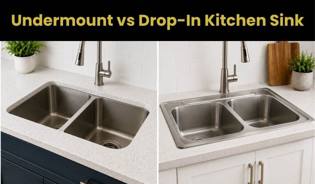 Undermount vs Drop-In Kitchen Sink