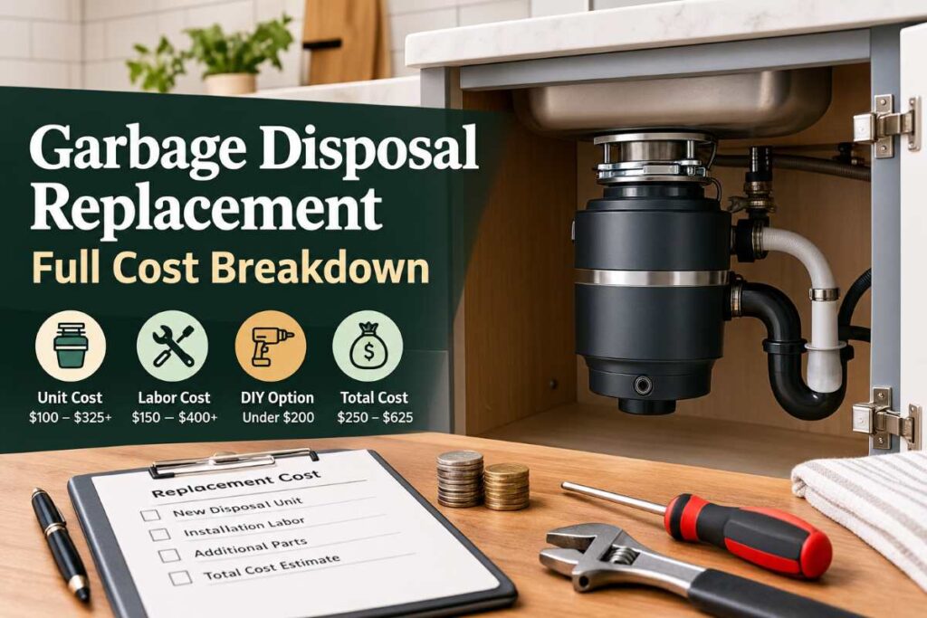 Garbage Disposal Replacement Cost