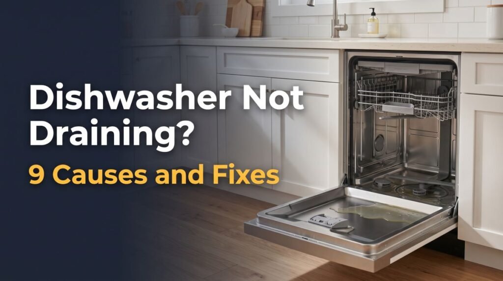 Dishwasher Not Draining? 9 Causes and Fixes