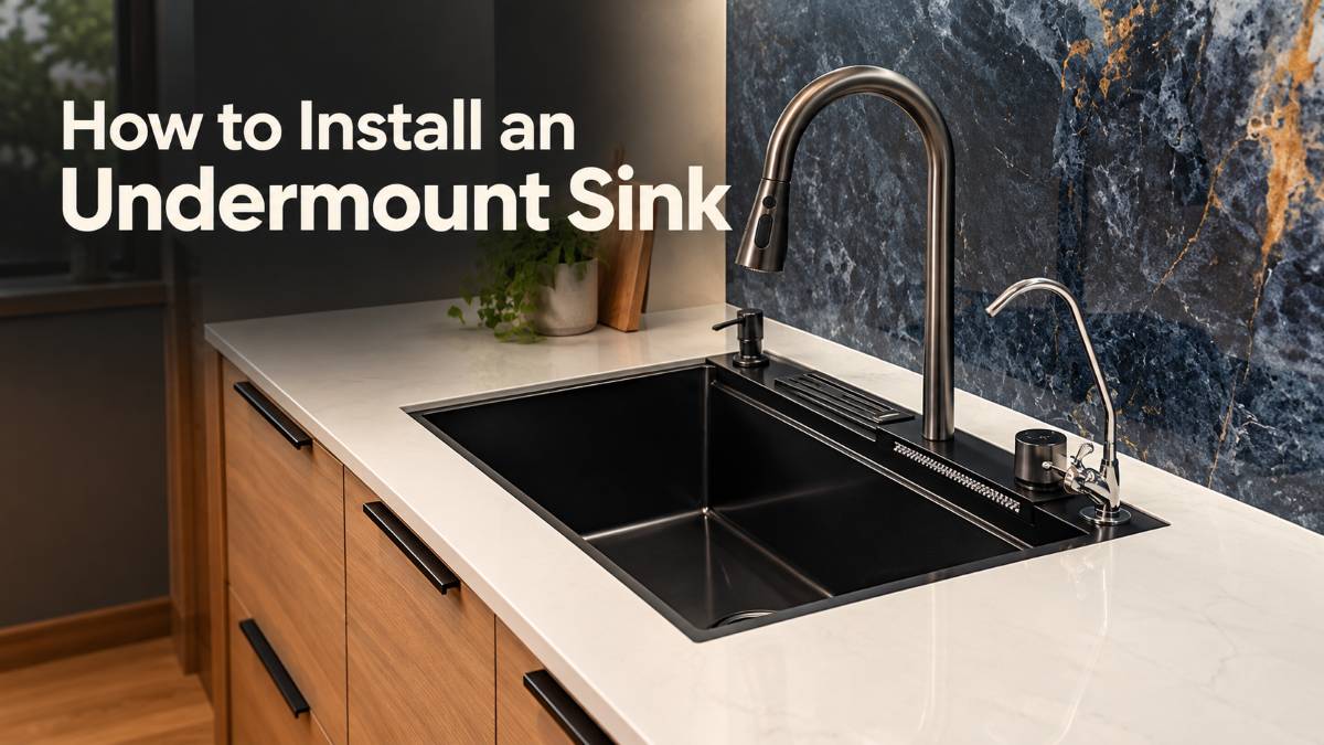 undermount sink installation